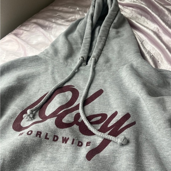 OBEY Grey Hoodie - Picture 2 of 3